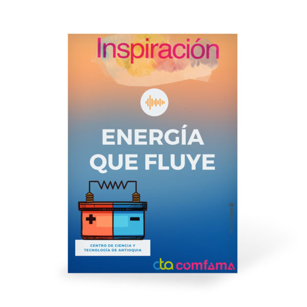 La guía Energía que fluye desarrolla le concepto de conductividad eléctrica,  a través, del reto de comprobar la conductividad de materiales comunes.