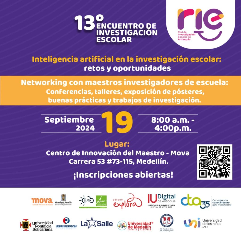 Inteligencia Artificial, tema central del 13° Encuentro de Investigación Escolar de la RIE